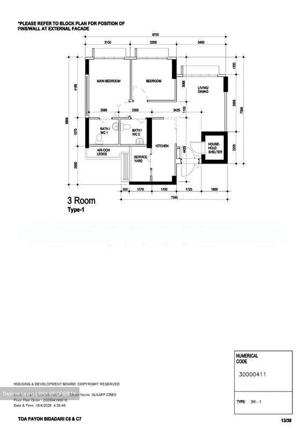 Blk 114A Alkaff Oasis (Toa Payoh), HDB 3 Rooms #549803921
